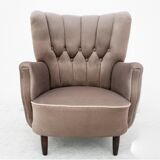 Fauteuil gris, Europe du Nord, années 1950
