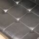 Vintage "Daybed" sofa bench in metal and imitation leather, 1950
