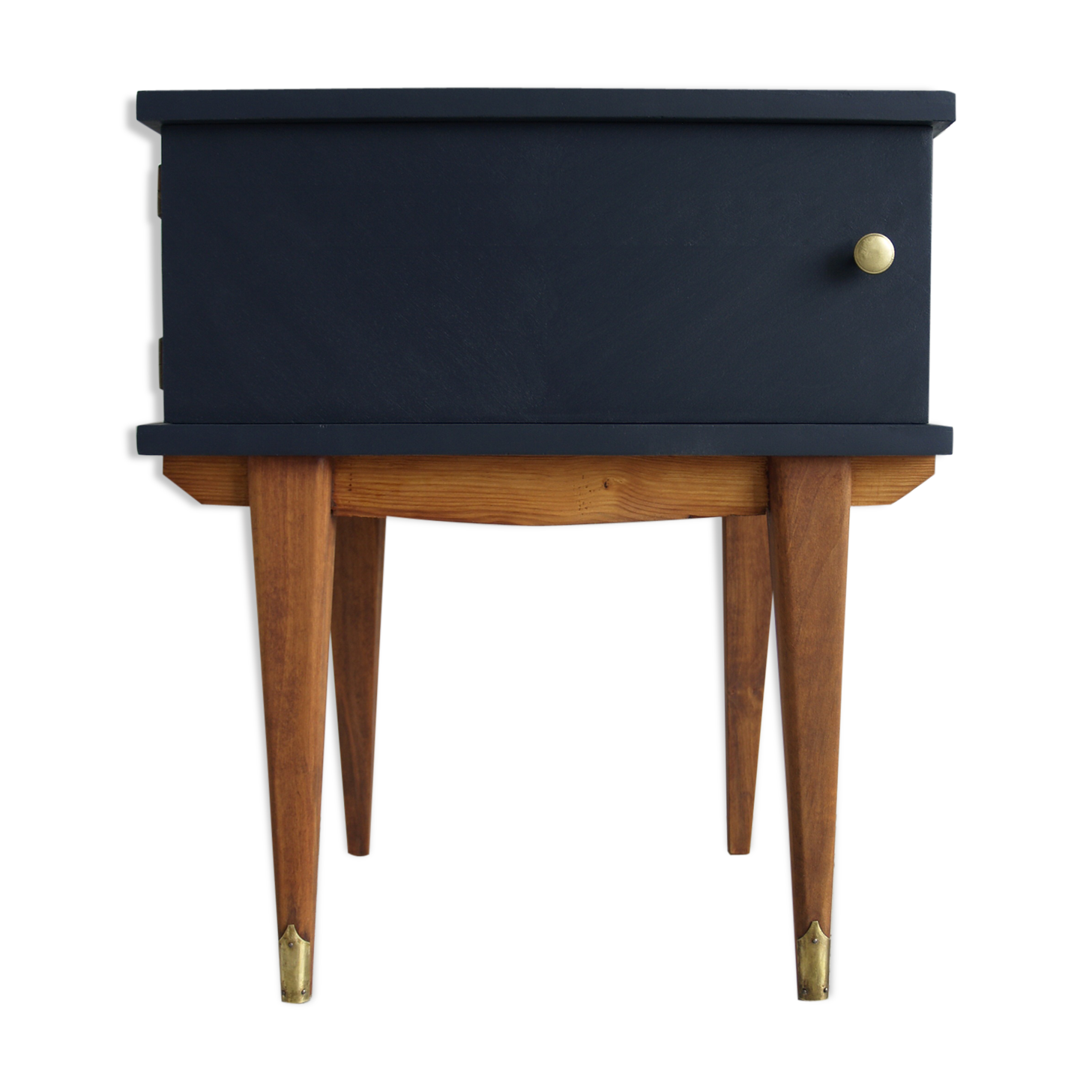 Vintage compass feet nightstand