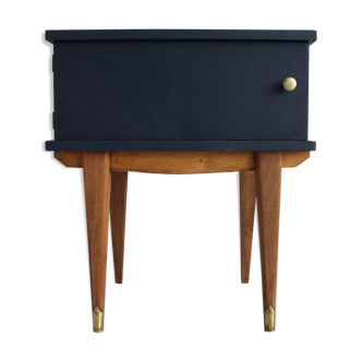 Vintage compass feet nightstand