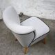 Fauteuil vintage des années 50 gris