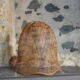 Braided raffia lampshade - Vintage authentic 70s