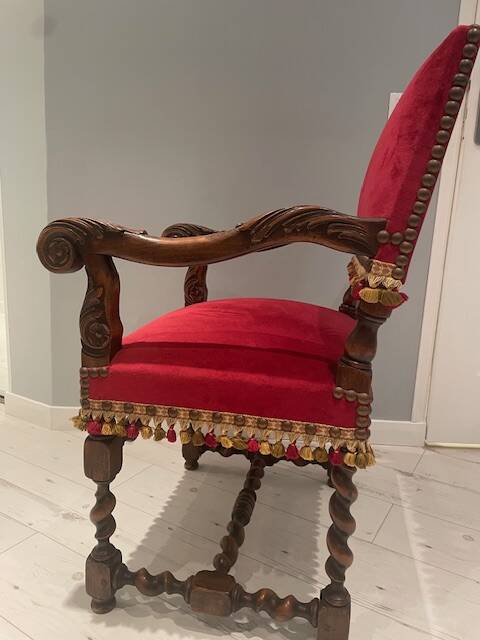 Louis XIII style armchair