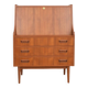Mid-Century Danish Teak Secretary by Gunnar Nielsen for Tibergaard, 1960s.