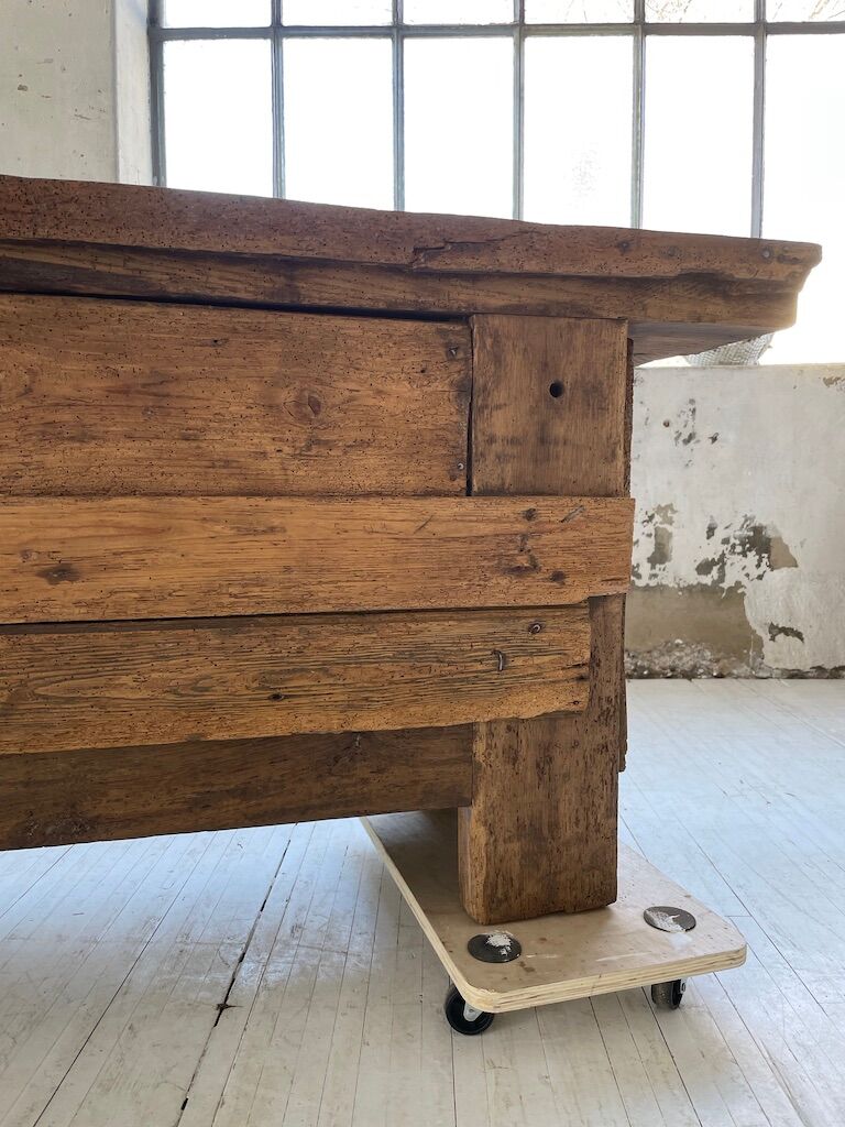 Established former brutalist console oak pine