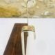 Vintage wall shelf, hanging, metal and wood