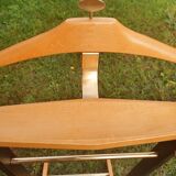 Night valet in beech and brass by Fratelli
