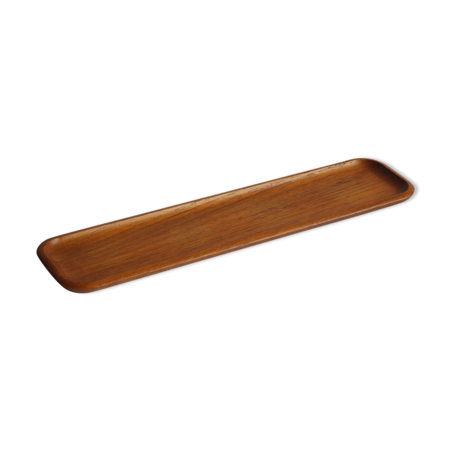 Teak wooden serving tray by Karl Holmberg, Sweden 1960s.