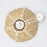 Vintage wicker flower pendant