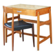 Small desk and vintage Scandinavian chair from the 50s-60s by Niels Otto Möller.