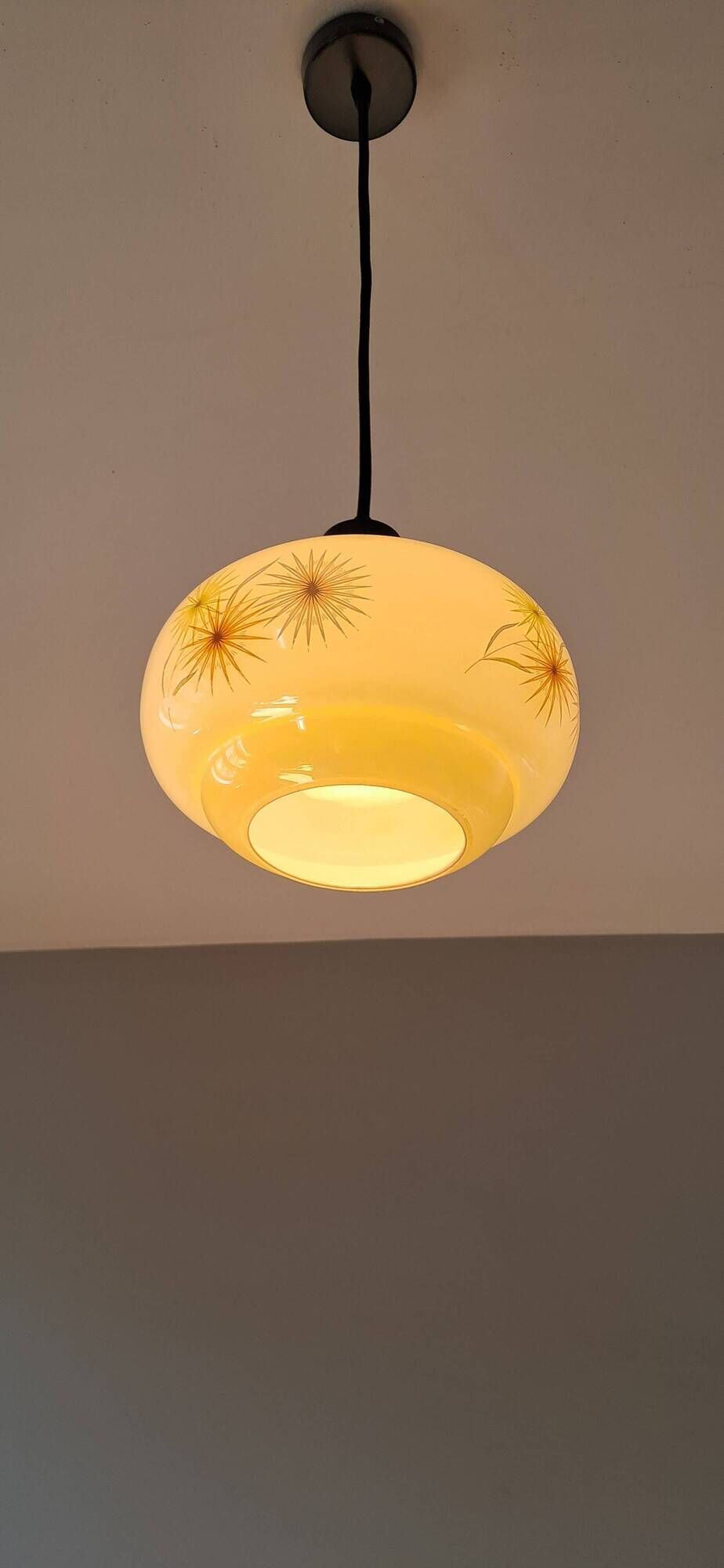 1970s opaline globe