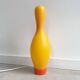 Cheerful vintage plastic cone table lamp
