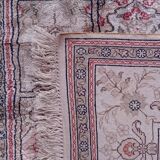 Handmade silk cashmere rug 173x120cm