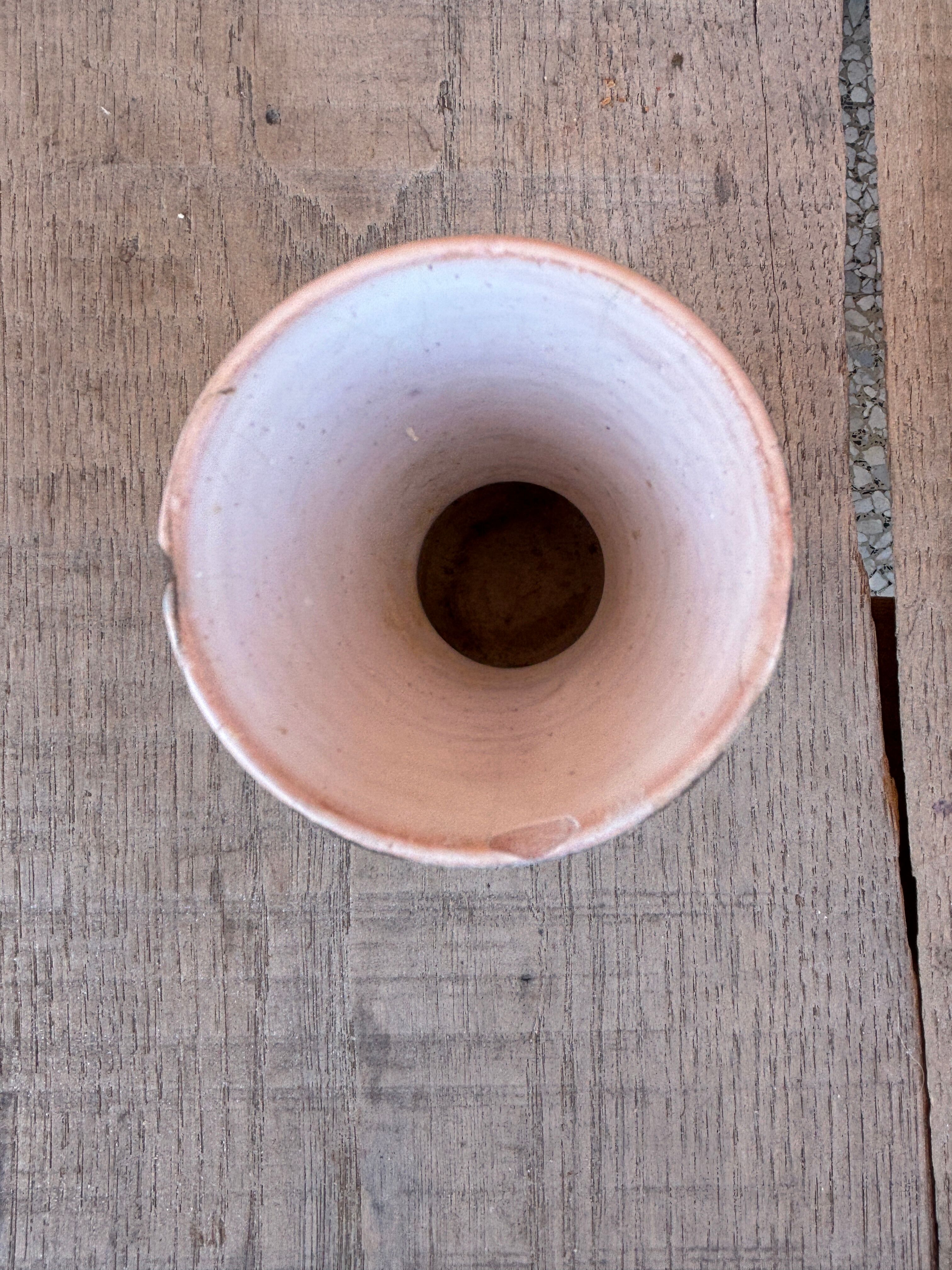 Vase Vallauris La Roue – multicoloured ceramic 60s handmade piece
