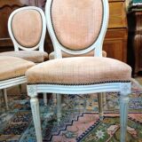 Louis XVI style medallion chairs