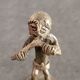 Ancient Akan weight for weighing gold in brass, in excellent condition.