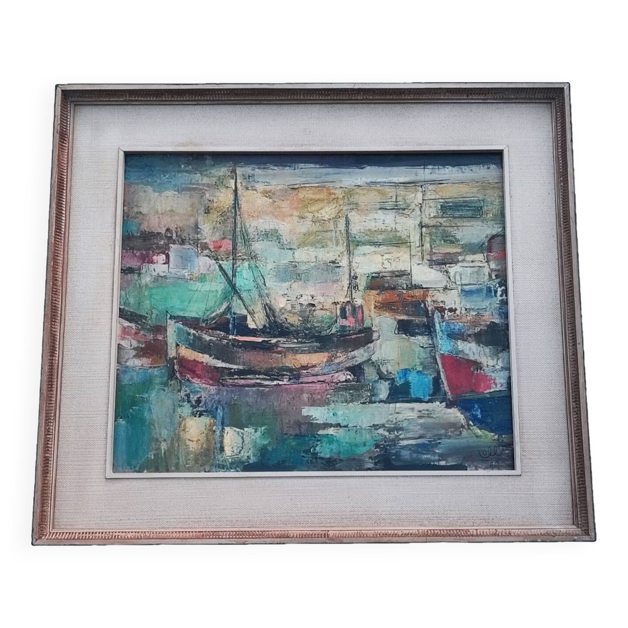 Peinture à l'huile d'Albert Coll