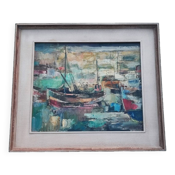 Peinture à l'huile d'Albert Coll