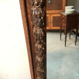 Mirror carved wooden frame late 17th century 137x70 cm