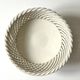 handwoven ceramic bowl/table centrepiece, Italy circa 1970