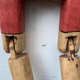 Pinocchio articulated wooden puppet, height 81 cm