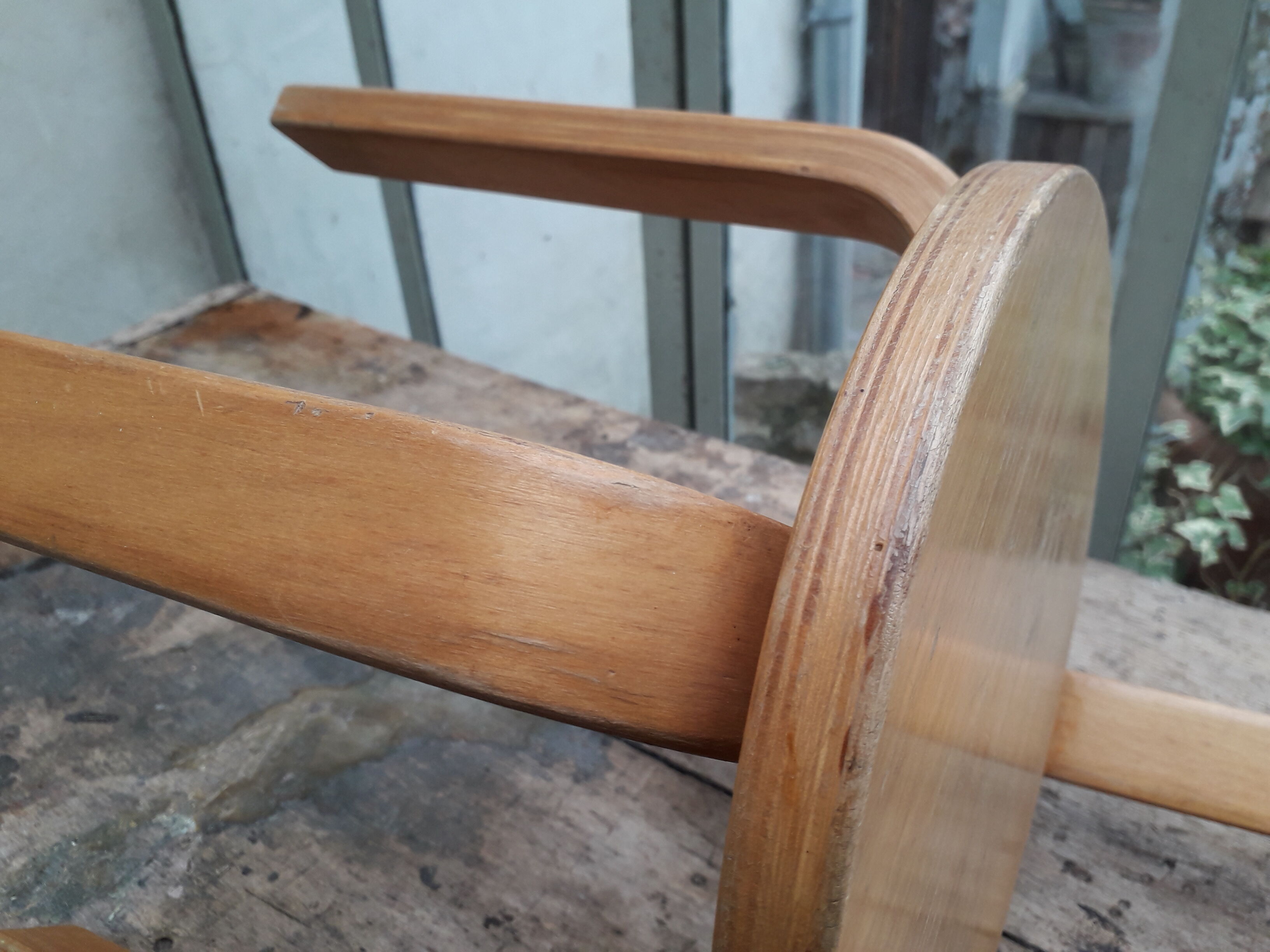 Wooden children's chair