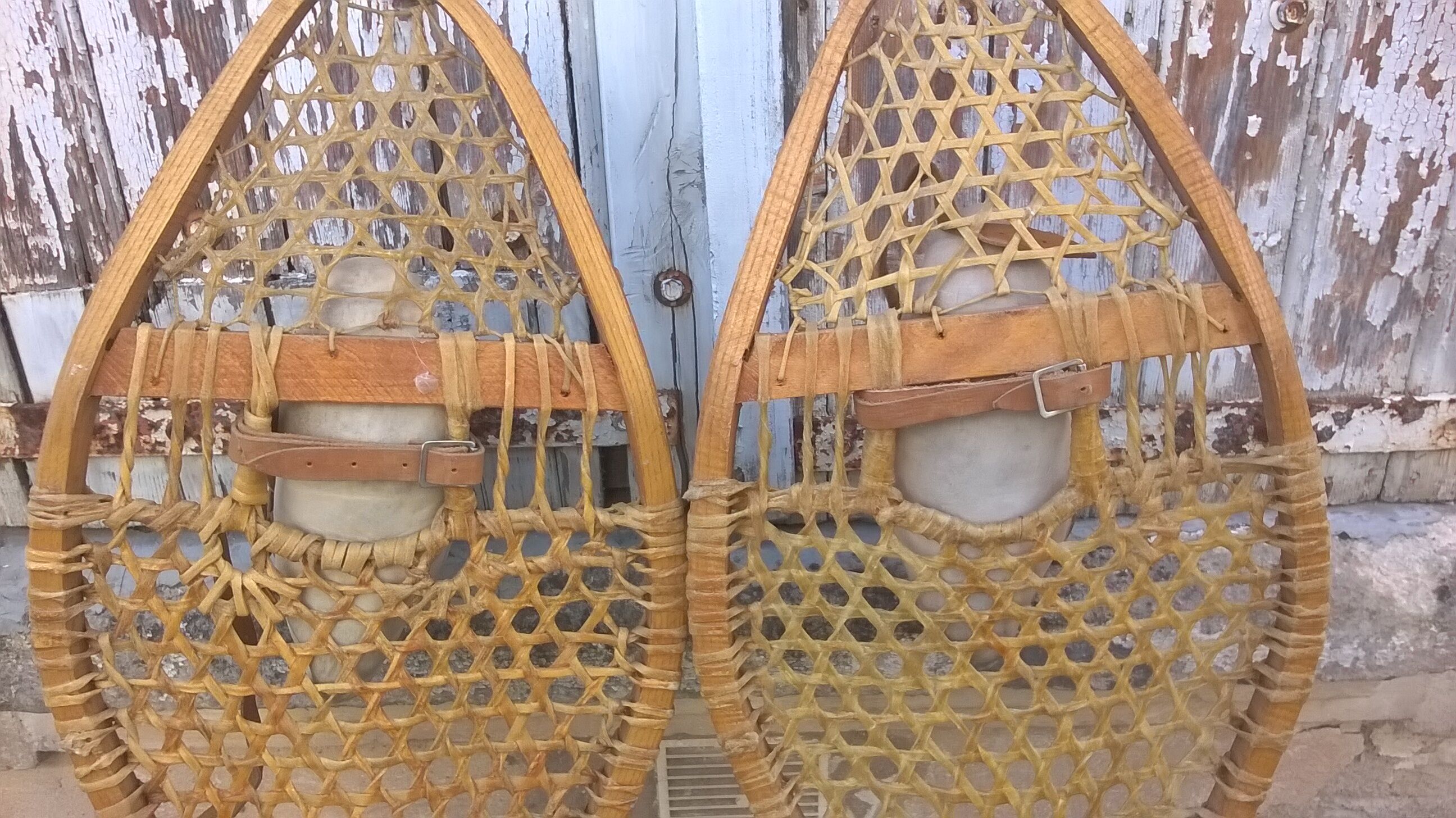 old pair of snowshoe