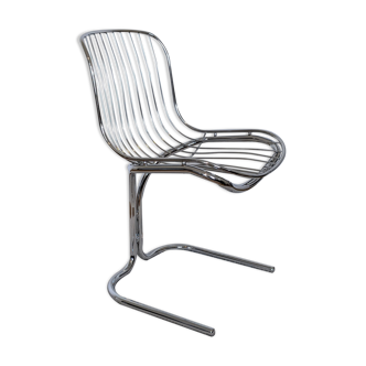Chaise chromée Rima Radiofreccia par Gastone Rinaldi