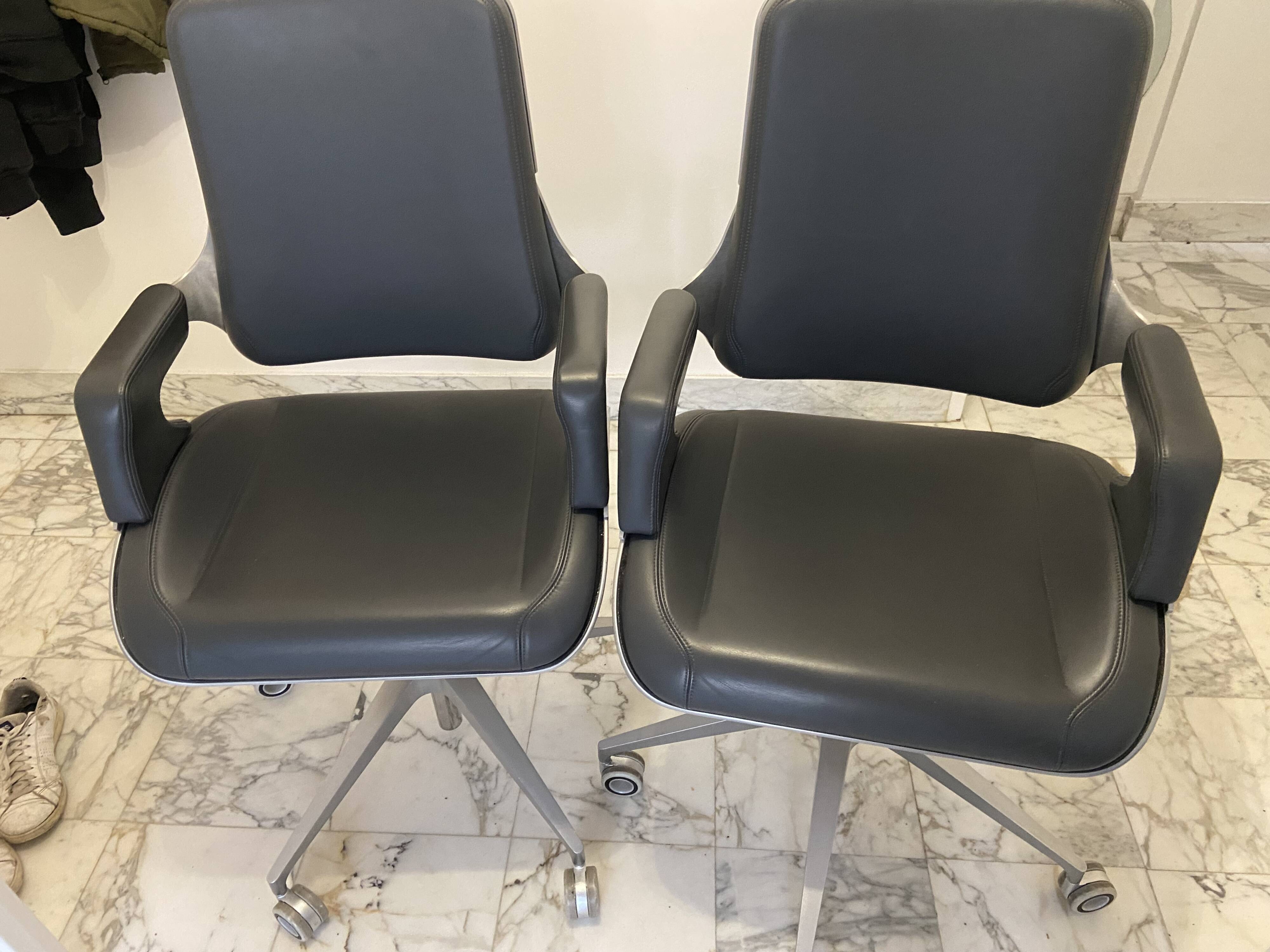 Interstuhl Silver 262S Executive Chair – Leather & Brushed Aluminium