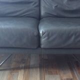 Cornelius de Durlet sofa in grey leather
