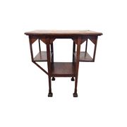 Arts And Craft Side Table With Tiles, from around 1900