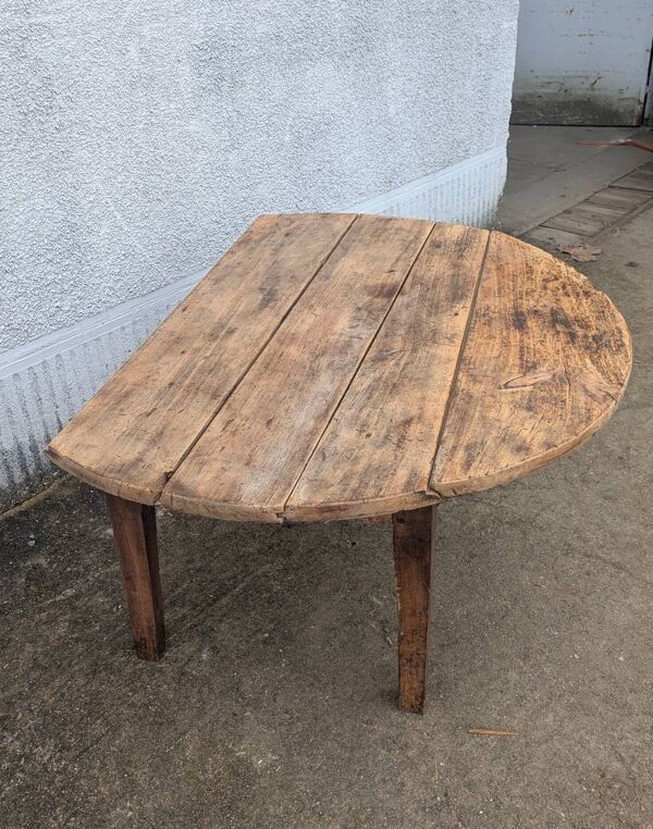 Table basse demi-lune