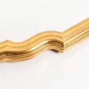 Vintage medium gold mirror mid-century, Belgium, 2000s