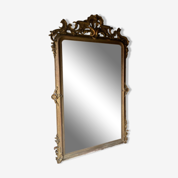 Miroir stuc doré 190x120