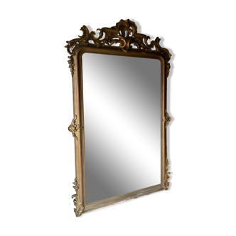 Gilded stucco mirror 190x120