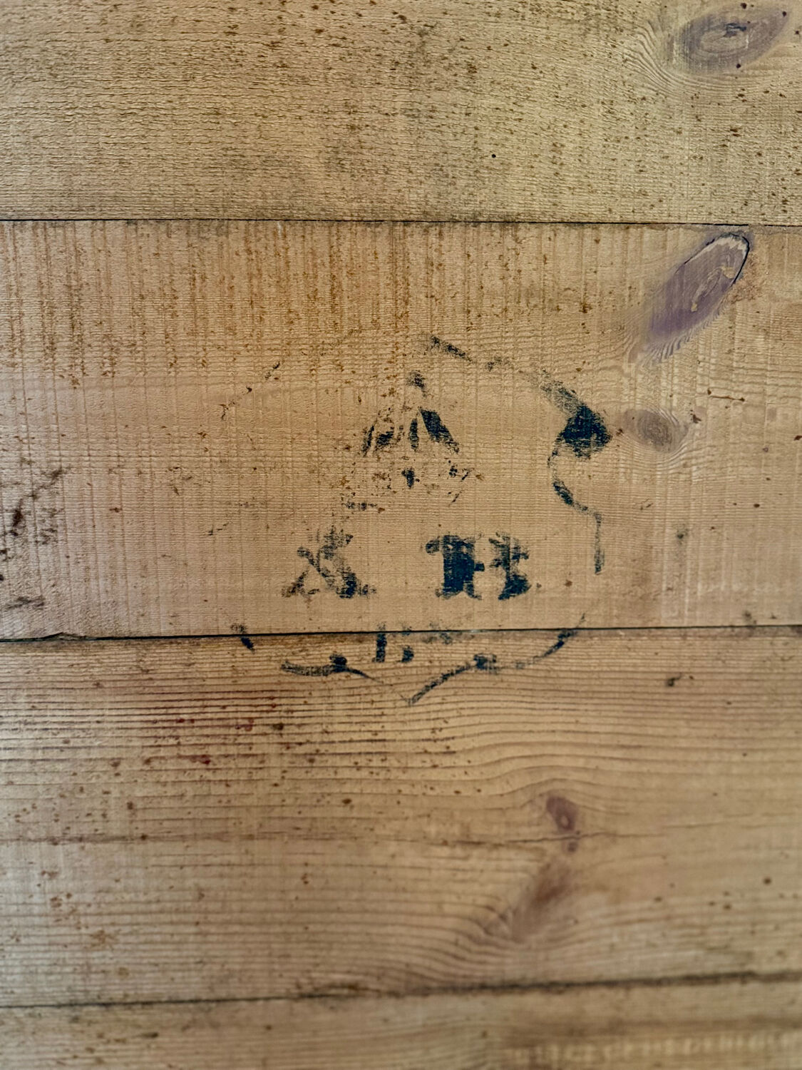 Antique mirror from the Napoleonic era.