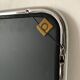 Vintage tubular chrome mirror, 70s
