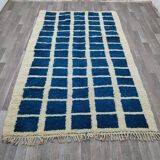 Handmade pure natural wool rug, size 160 x 250 cm