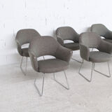 6 armchairs Knoll International 60' years Eero Saarinen