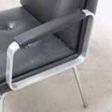 Executive leather armchair by Egon Eiermann for Wilde + Spieth, 1960s