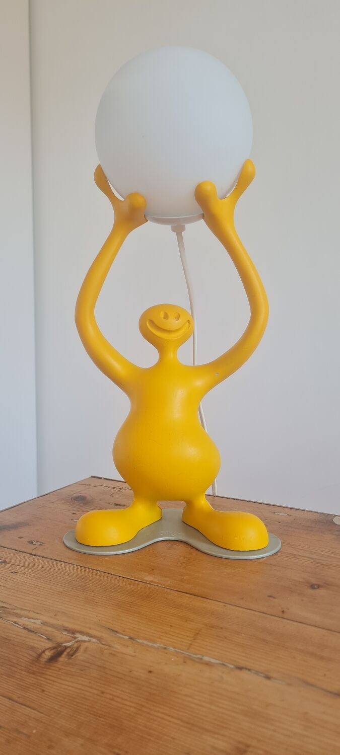 Smile lamp by ruggui italy 1990