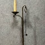 Jean-Pierre Ryckaert: wrought iron floor lamp in the shape of a torchiere circa 1950