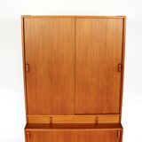 Pair of Scandinavian teak bookcases from the 60s