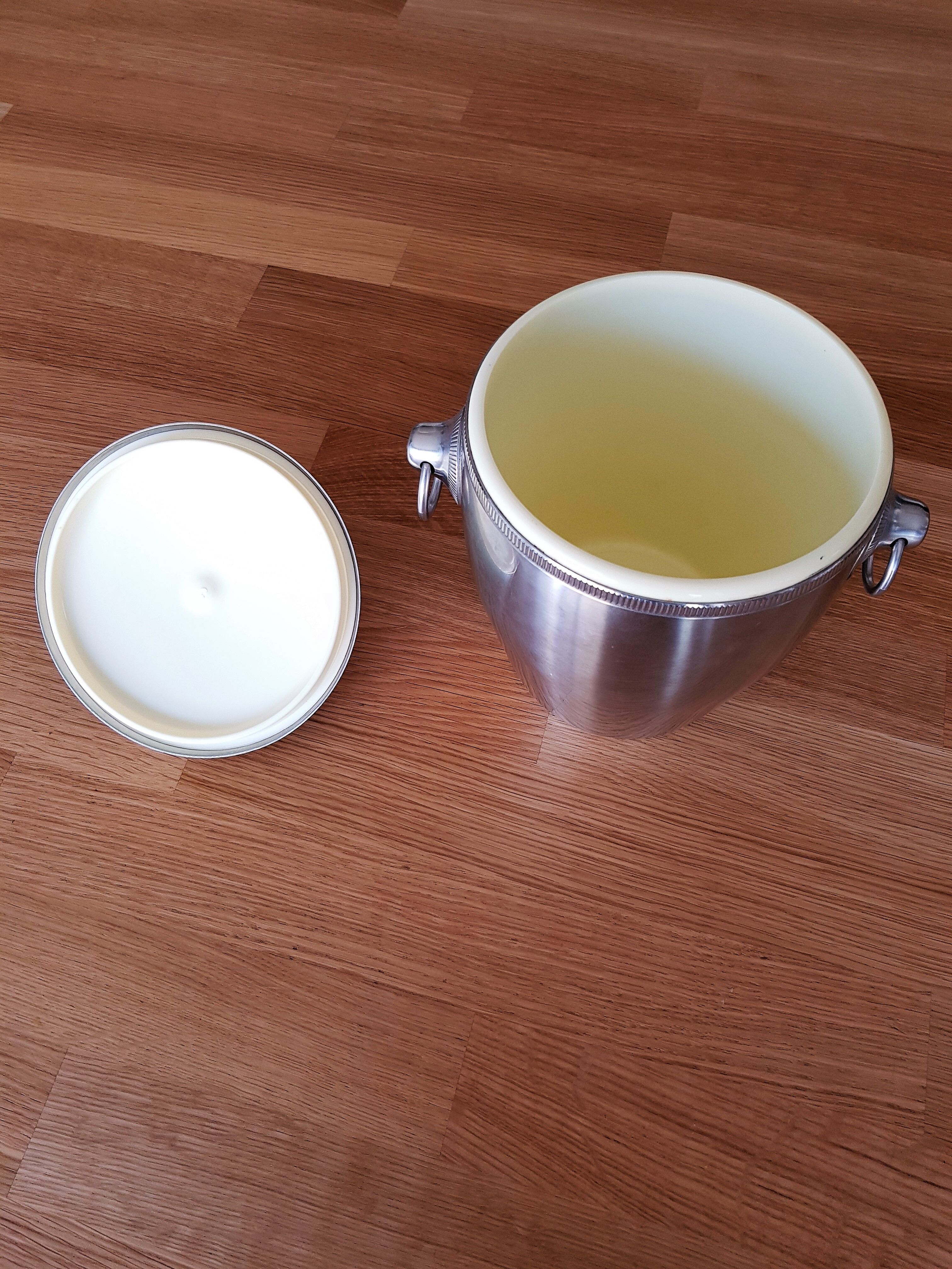 Seau à Glaçons Letang Rémy En Inox – Reproduction Vintage Avec Poignée