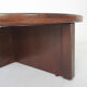 Tue Poulsen pour Haslev Møbelsnedkeri, table basse en pierre et chêne, Danemark années 1960