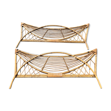 Head and foot of rattan rattan from the 60