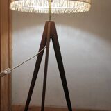 Triplet lamp teak style 60s