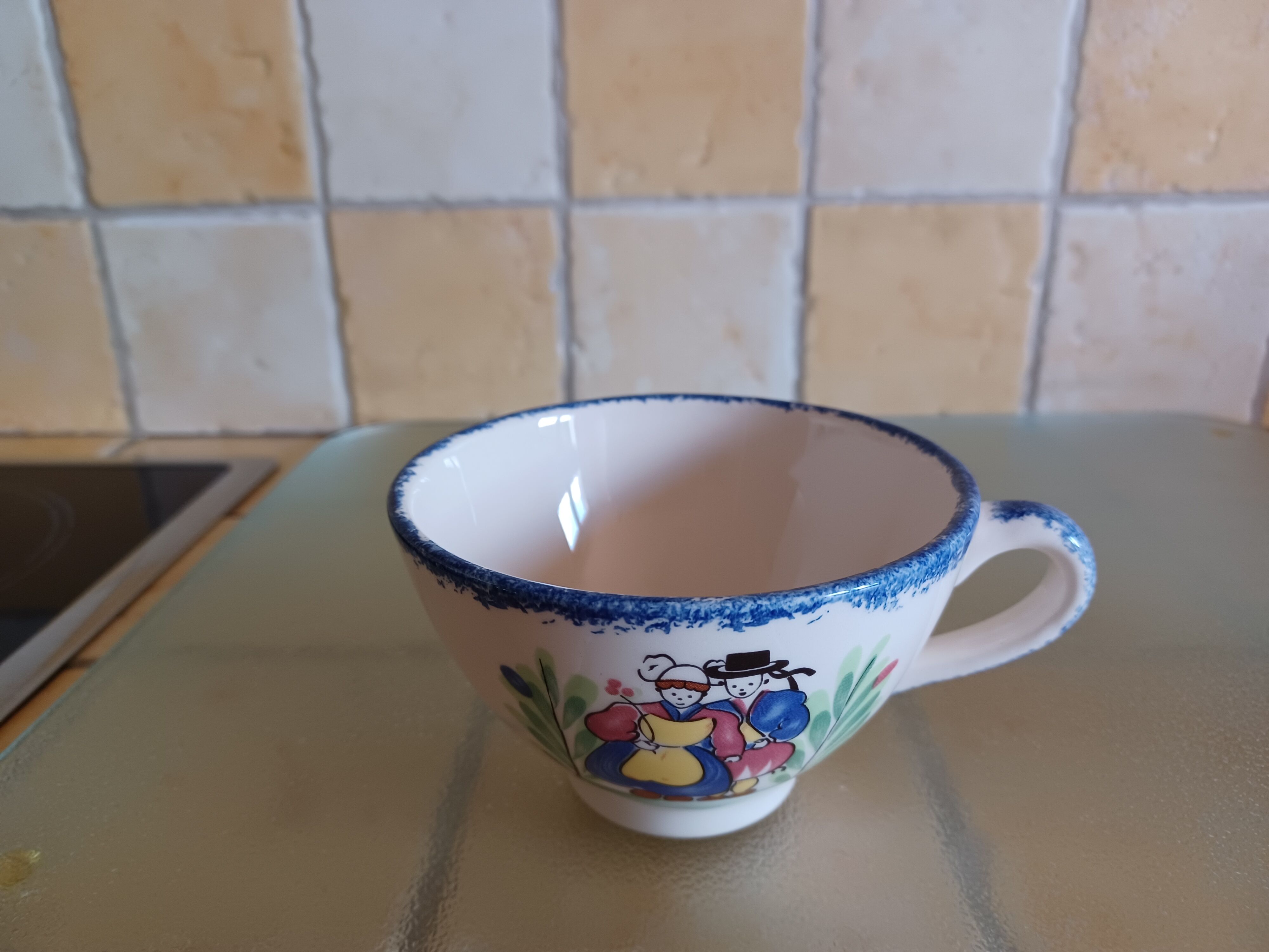 2 bolees de cidre faience de pornic