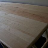 Solid ash dining table, Belgium