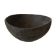 Pot sculpté bois noir africain
